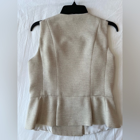 WHBM Tweed Vest with Asymmetrical Zipper - Picture 3 of 5